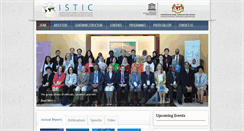 Desktop Screenshot of istic-unesco.org