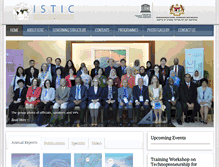 Tablet Screenshot of istic-unesco.org